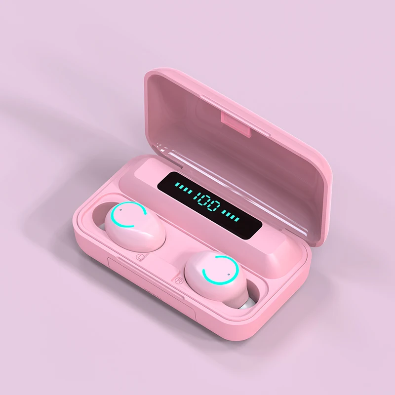 Tws Wireless Headphones Touch or Control Button Led Display 5.0 Bluetooth Headset with 2200mah F9-9 Tws Earbuds
Tws Wireless Headphones Touch or Control Button Led Display 5.0 Bluetooth Headset with 2200mah F9-9 Tws Earbuds