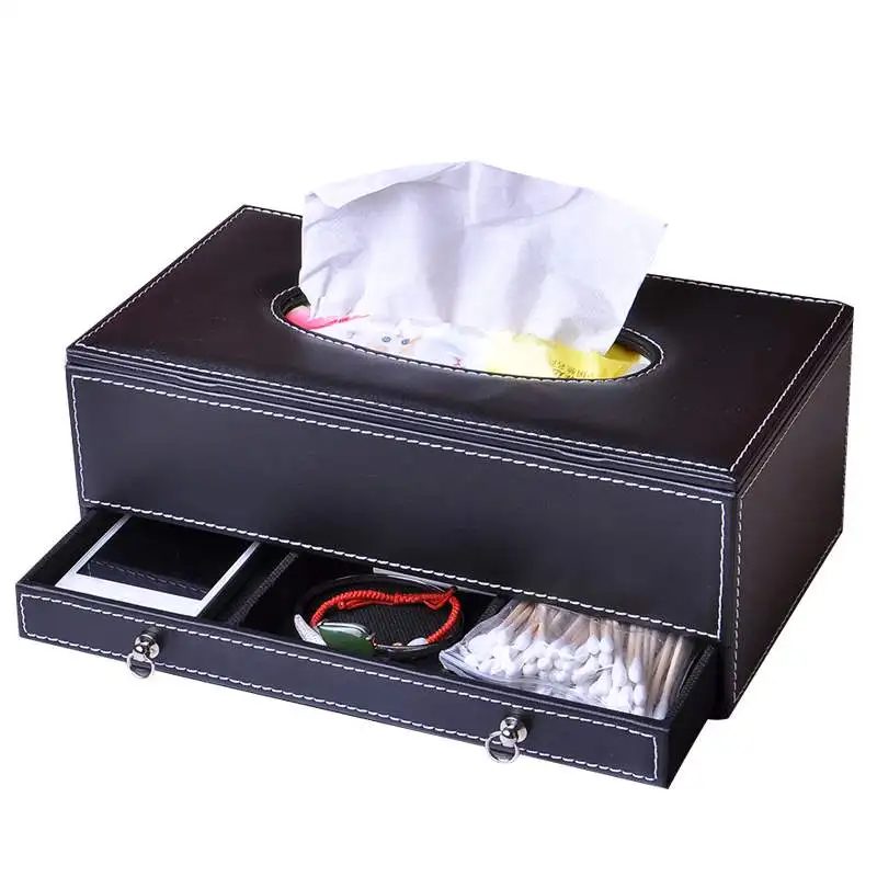 Fashion Multifunctional Tissue Pumping Box Pu Leather Box Drawer Desktop Storage Box
Fashion Multifunctional Tissue Pumping Box Pu Leather Box Drawer Desktop Storage Box
