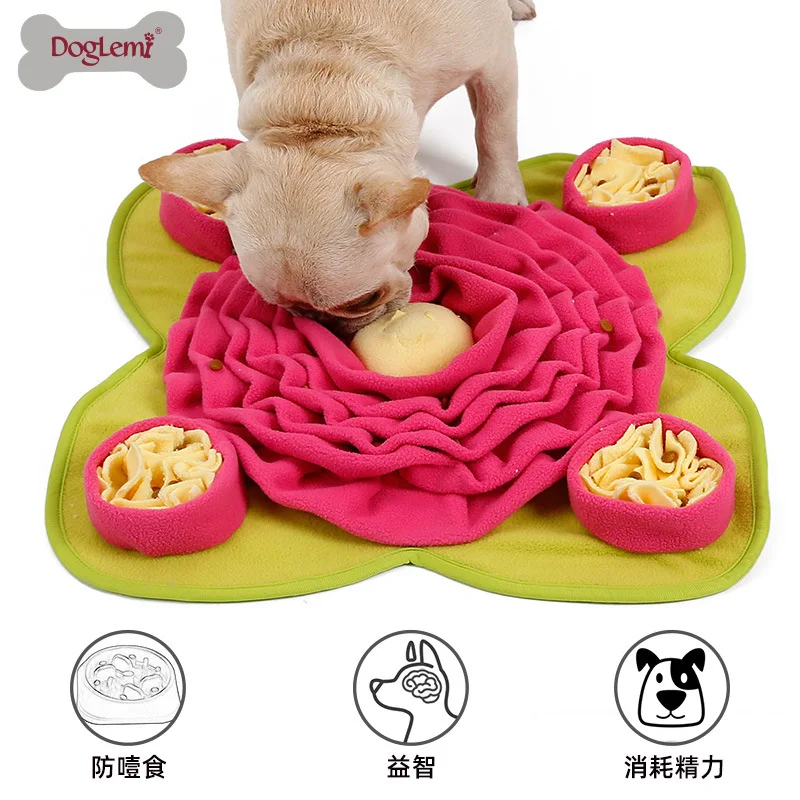 Four-leaf Clover Pet Dog Sniffing Mat Training Blanket Consume Energy Sniffing Decompression Slow Food Educational Toys
Four-leaf Clover Pet Dog Sniffing Mat Training Blanket Consume Energy Sniffing Decompression Slow Food Educational Toys