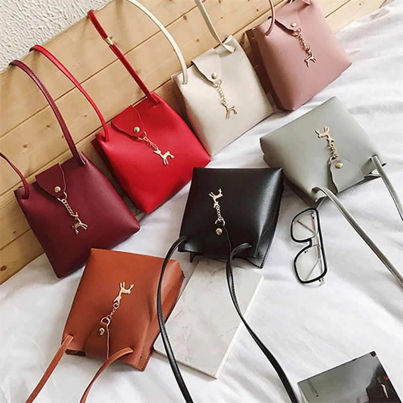 1pcs Leather Women Messenger Bags Fashion Mini Bag With Deer Toy Bucket Bag Women Shoulder Bags Handbag Bolsa Feminina
1pcs Leather Women Messenger Bags Fashion Mini Bag With Deer Toy Bucket Bag Women Shoulder Bags Handbag Bolsa Feminina