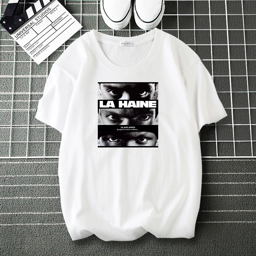 1995 La Haine Movie Cotton T-Shirts Men's Hip Hop Casual Tee Shirts Summer Brand Tops Male Cartoon Harajuku T Shirt
1995 La Haine Movie Cotton T-Shirts Men's Hip Hop Casual Tee Shirts Summer Brand Tops Male Cartoon Harajuku T Shirt