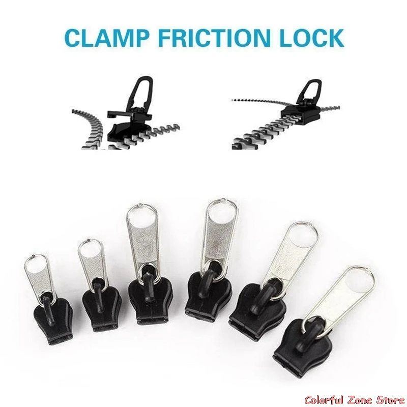 6pcs Zipper Repair Kit 3 Sizes Instant Fix Zip Replacement Zip Slider Teeth Rescue Zipper Slider For Tailor Sewing Bulk Tool
6pcs Zipper Repair Kit 3 Sizes Instant Fix Zip Replacement Zip Slider Teeth Rescue Zipper Slider For Tailor Sewing Bulk Tool