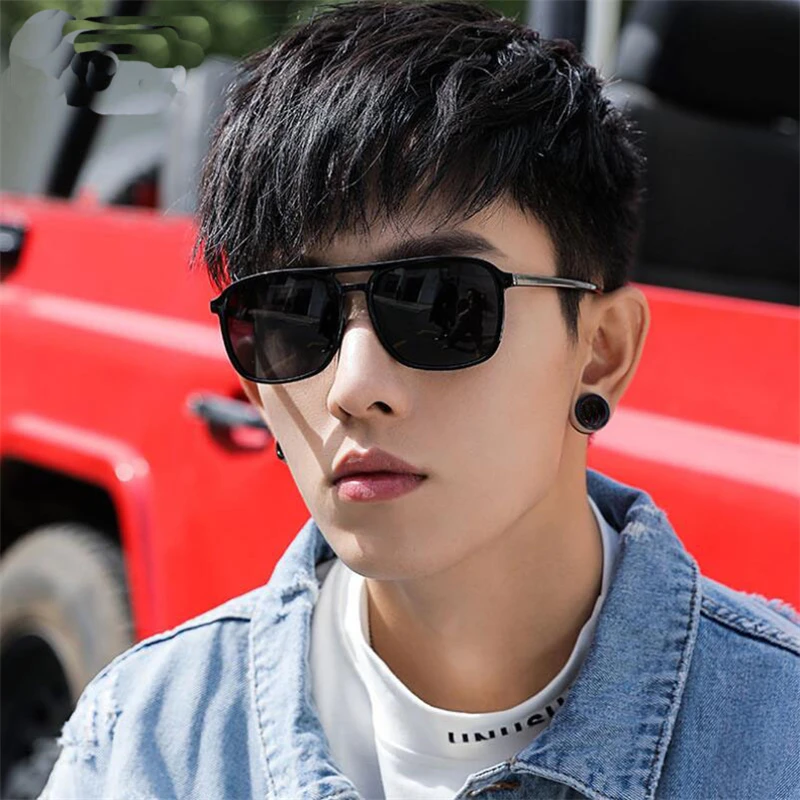 Double Beam Big Frame Square Polarized Myopia Sunglasses Unisex Driver Prescription Lenses Eyeglasses Diopter 0 -0.5 -0.75 To -6
Double Beam Big Frame Square Polarized Myopia Sunglasses Unisex Driver Prescription Lenses Eyeglasses Diopter 0 -0.5 -0.75 To -6