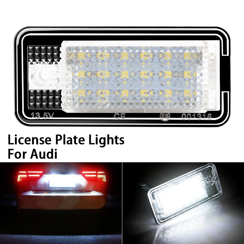 2pcs Car License Plate Lights For Audi A3 S3 A4 S4 A6 B6 S6 A8 S8 LED Canbus Auto Number Plate Lamps 12V Backlights Accessories
2pcs Car License Plate Lights For Audi A3 S3 A4 S4 A6 B6 S6 A8 S8 LED Canbus Auto Number Plate Lamps 12V Backlights Accessories
