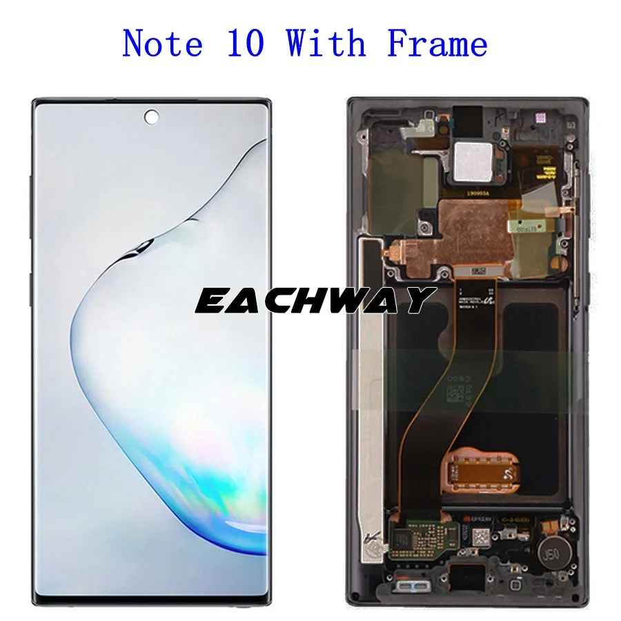 For SAMSUNG GALAXY S10 G973 S20 G980 S10 Plus G975 S20 Plus G985 S20 Ultra G988 Note 10 N970 LCD Display Touch Screen With Frame
For SAMSUNG GALAXY S10 G973 S20 G980 S10 Plus G975 S20 Plus G985 S20 Ultra G988 Note 10 N970 LCD Display Touch Screen With Frame