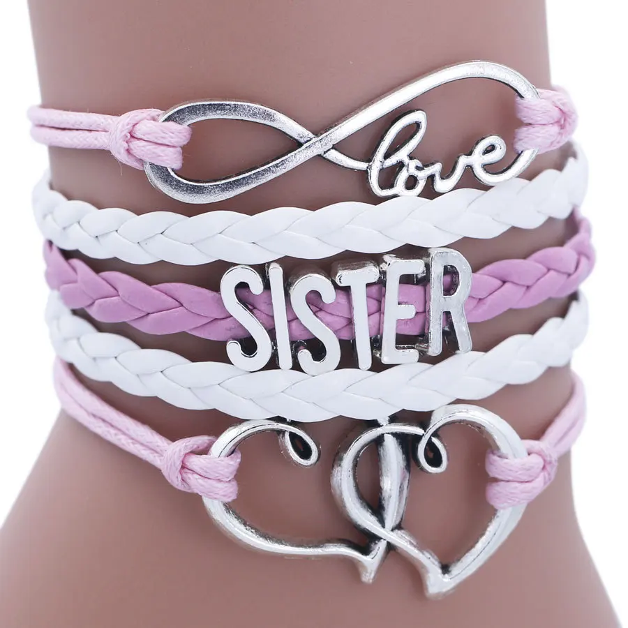 SISTER Kids Heart chain Bracelet for Girls Friendship Bracelets Jewelry Multi-layer Charm Bracelet Fashion Jewelry
SISTER Kids Heart chain Bracelet for Girls Friendship Bracelets Jewelry Multi-layer Charm Bracelet Fashion Jewelry