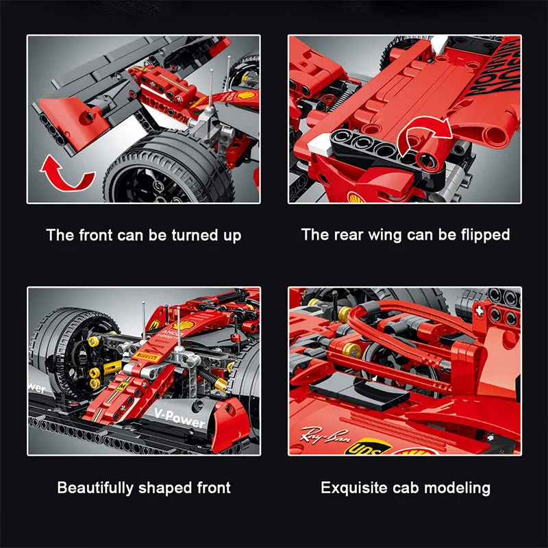 High Tech Series Formula Car Speed Super Racing Car Model Building Blocks Bricks Assembled Toys Birthday Christmas Gifts
High Tech Series Formula Car Speed Super Racing Car Model Building Blocks Bricks Assembled Toys Birthday Christmas Gifts
