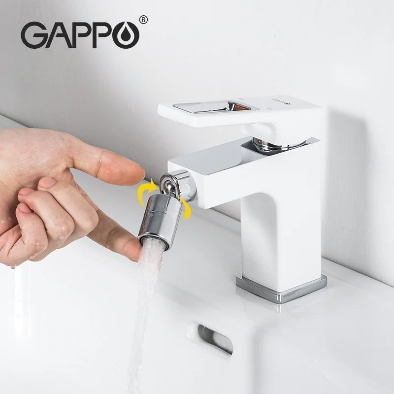 Gappo смеситель для раковины 360 градусов Ванная комната смеситель черный, белый цвет раковина кран раковины Смеситель горячей и холодной воды ...
Gappo смеситель для раковины 360 градусов Ванная комната смеситель черный, белый цвет раковина кран раковины Смеситель горячей и холодной воды ...