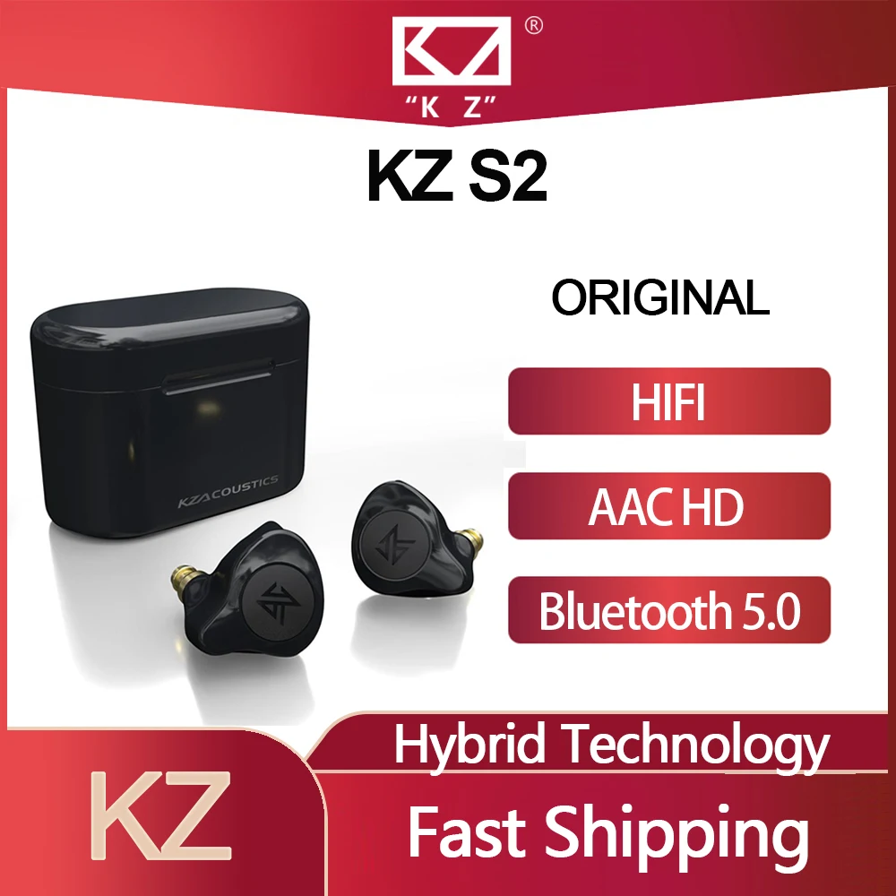 Оригинальные беспроводные TWS наушники KZ S2, Bluetooth 5,0, гибридные Игровые наушники-вкладыши с сенсорным управлением и шумоподавлением, Спортивн...
Оригинальные беспроводные TWS наушники KZ S2, Bluetooth 5,0, гибридные Игровые наушники-вкладыши с сенсорным управлением и шумоподавлением, Спортивн...