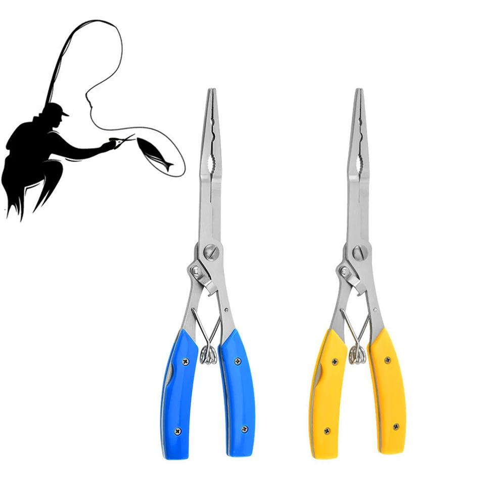 Lengthen Style Fishing Pliers Multifunctional Offshore Angling Scissors Lure Cutter Fish Tool Line Cutter Fish Hook Remover
Lengthen Style Fishing Pliers Multifunctional Offshore Angling Scissors Lure Cutter Fish Tool Line Cutter Fish Hook Remover