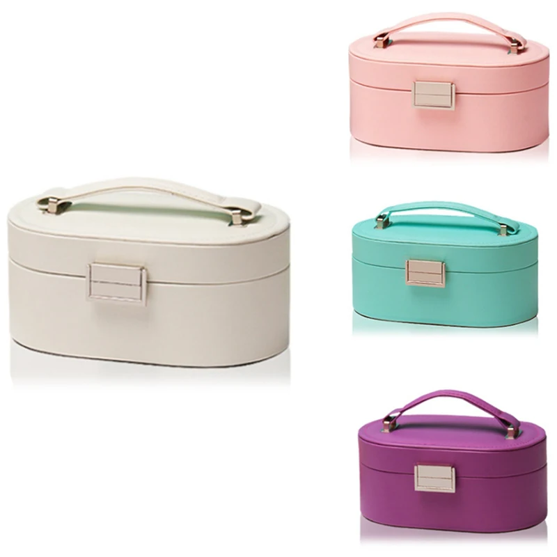 Двухслойная шкатулка для драгоценностей, портативная дорожная шкатулка для хранения ювелирных изделий, шкатулка для хранения серег, серег,...
Двухслойная шкатулка для драгоценностей, портативная дорожная шкатулка для хранения ювелирных изделий, шкатулка для хранения серег, серег,...