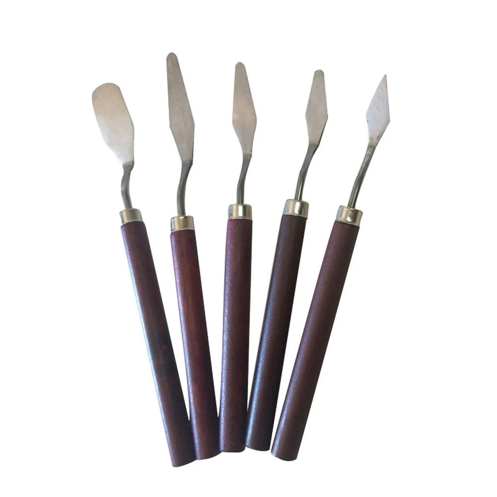 5Pcs/set Stainless Steel Spatula Kit Palette Gouache Supplies for Oil Painting Knife Fine Arts Painting Tool Set Flexible Blades
5Pcs/set Stainless Steel Spatula Kit Palette Gouache Supplies for Oil Painting Knife Fine Arts Painting Tool Set Flexible Blades