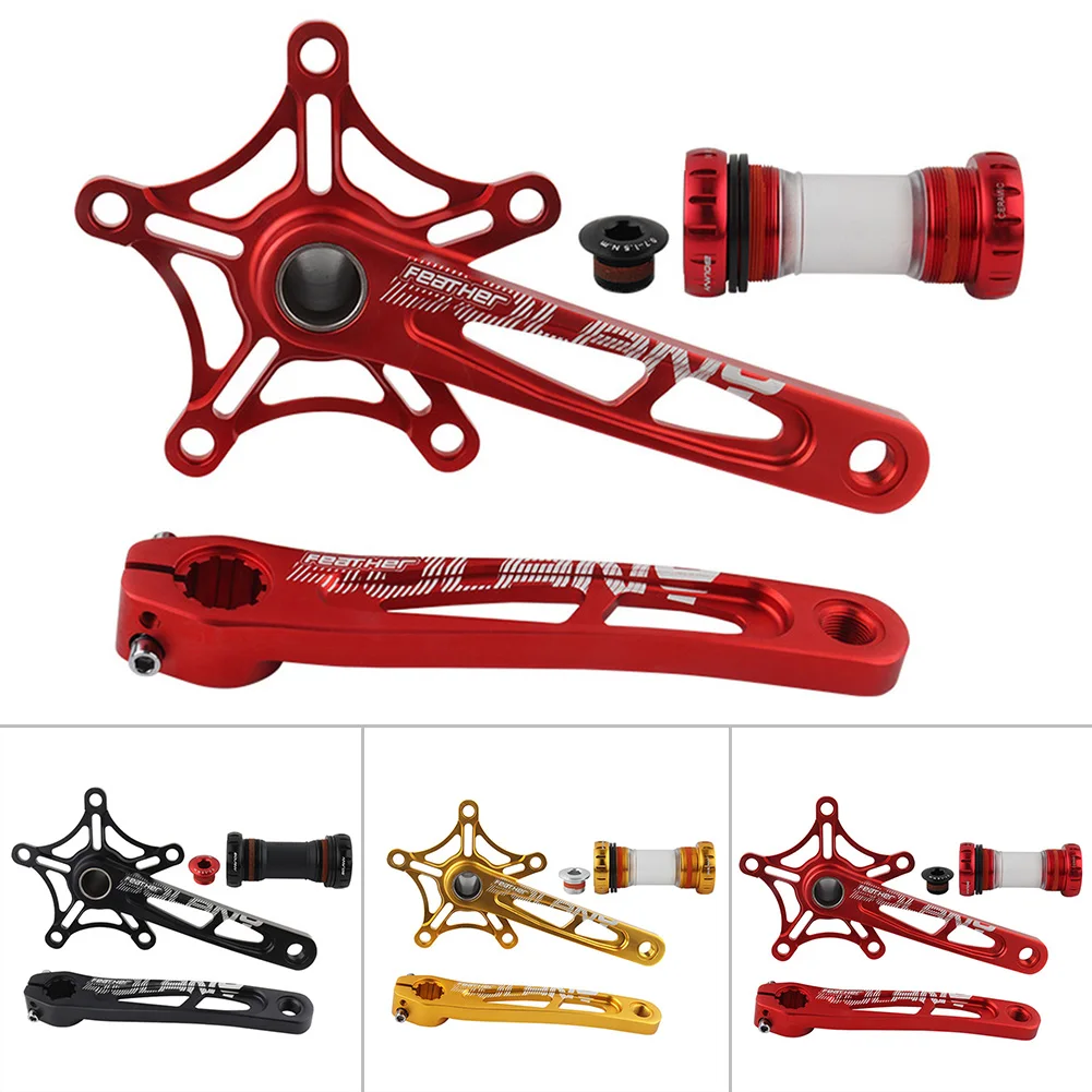 Road Bike Bicycle Crank Set Five-jaw Folding 170mm Crank Arm BCD130 With Ceramic Aluminum Alloy Bottom Bracket 97-24mm Cycling
Road Bike Bicycle Crank Set Five-jaw Folding 170mm Crank Arm BCD130 With Ceramic Aluminum Alloy Bottom Bracket 97-24mm Cycling