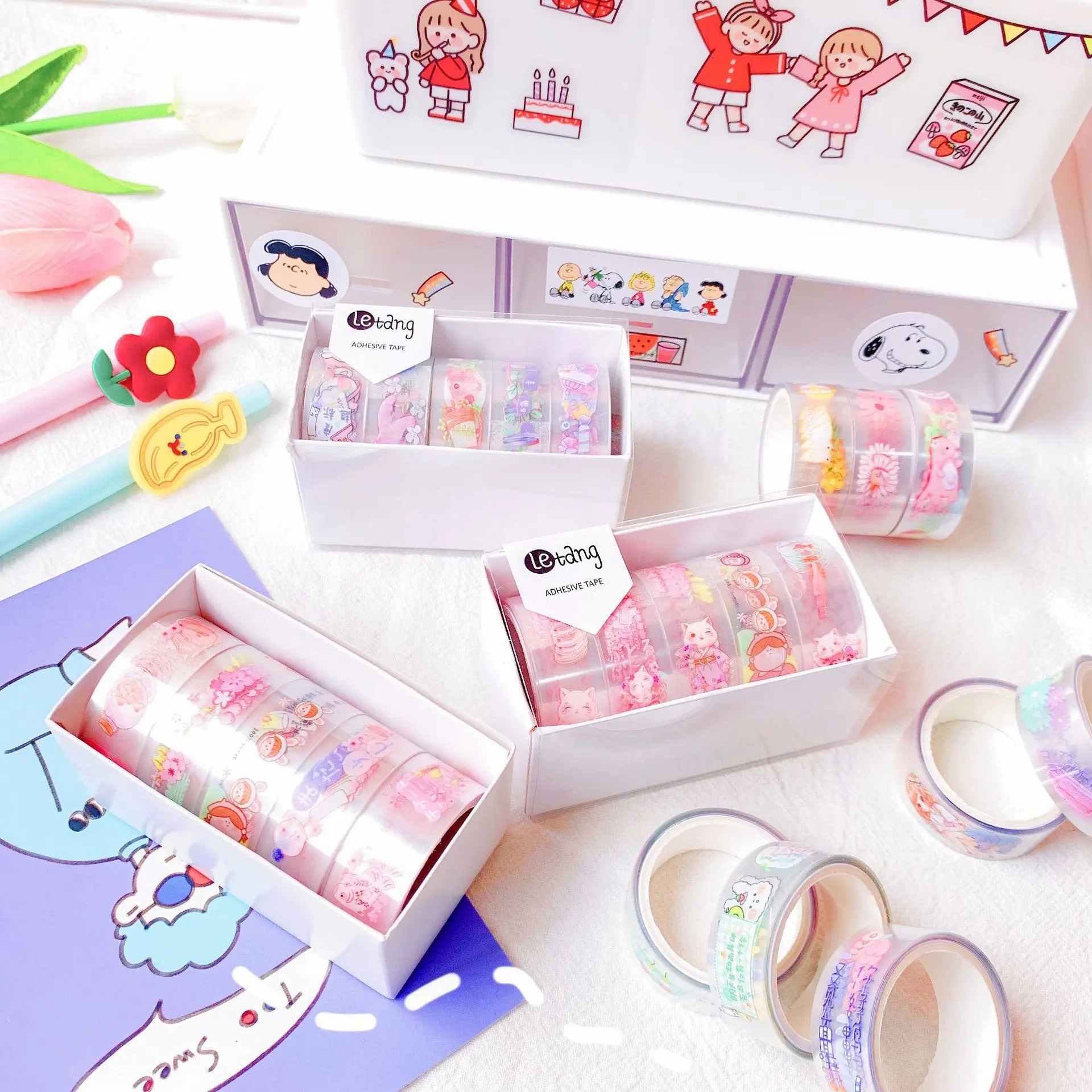 New Cartoon Creative Hand Account and Paper Tape Box 5 PACK MINI Cute DIY Decorative Stickers and Stickers Wholesale
New Cartoon Creative Hand Account and Paper Tape Box 5 PACK MINI Cute DIY Decorative Stickers and Stickers Wholesale