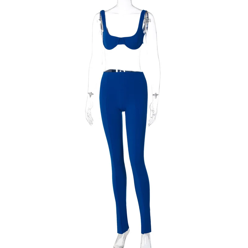 Women's Wrapped Bra High-Waist Trousers, Solid Color Neck-Hanging Yoga Vest, Split Hem Pants
Women's Wrapped Bra High-Waist Trousers, Solid Color Neck-Hanging Yoga Vest, Split Hem Pants