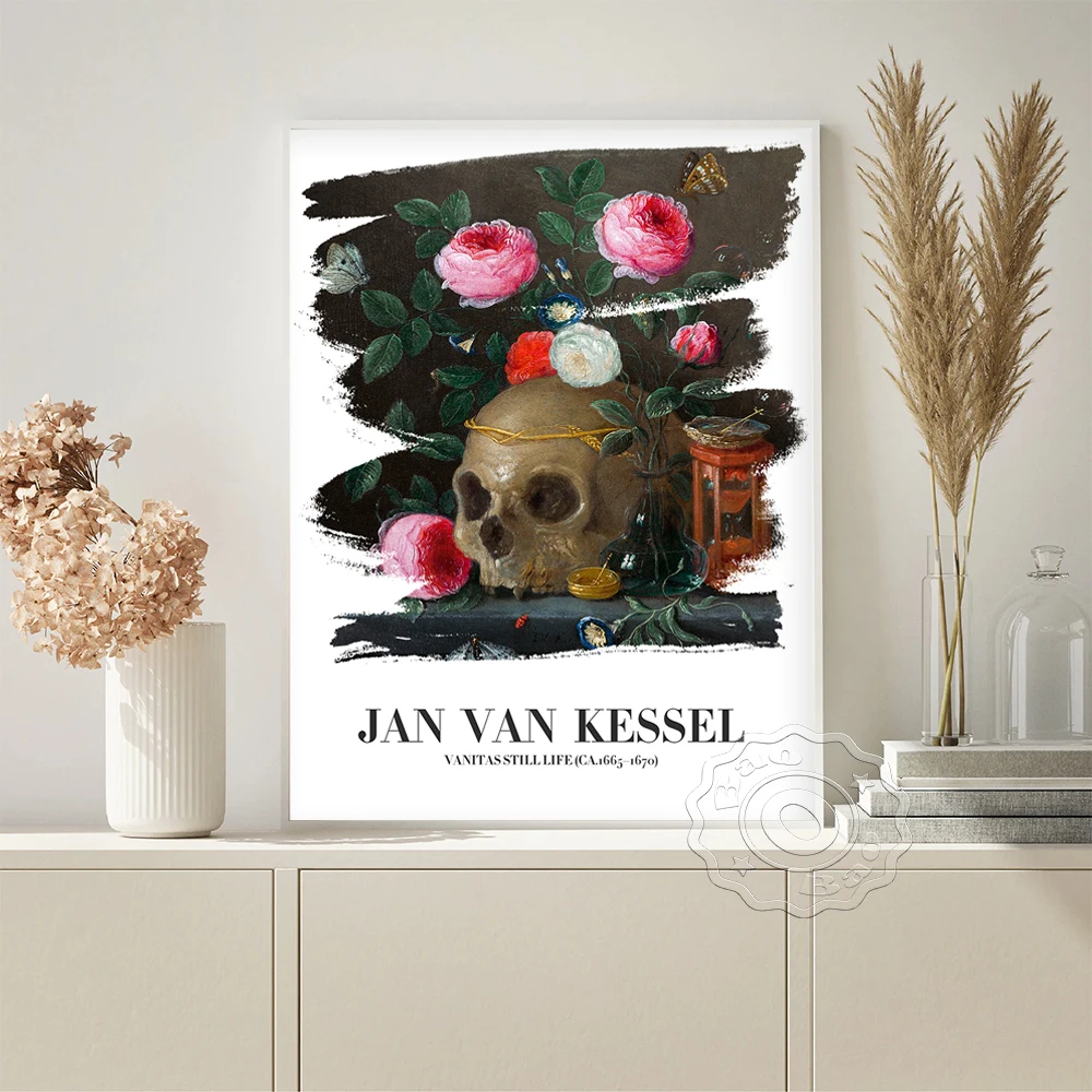 Jan Van Kessel Exhibition Museum Vintage Art Prints Poster Still Life Flower Skull Retro Canvas Painting Wall Picture Decor Gift
Jan Van Kessel Exhibition Museum Vintage Art Prints Poster Still Life Flower Skull Retro Canvas Painting Wall Picture Decor Gift