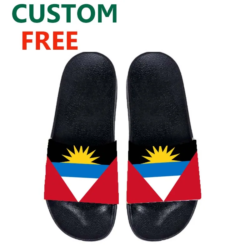 ANTIGUA and BARBUDA Custom Men Slippers Caribbean Flag Emblem Print Summer Woman Slide Sandals Outdoor Non-slip Beach Shoes
ANTIGUA and BARBUDA Custom Men Slippers Caribbean Flag Emblem Print Summer Woman Slide Sandals Outdoor Non-slip Beach Shoes