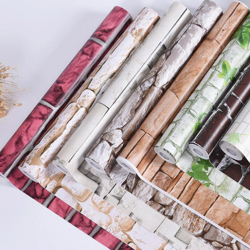 10M 3D Stereo PVC Wallpaper Brick Pattern Self-adhesive Refurbished Waterproof Wallpaper Retro Wall Brick Sticker for Home Decor
10M 3D Stereo PVC Wallpaper Brick Pattern Self-adhesive Refurbished Waterproof Wallpaper Retro Wall Brick Sticker for Home Decor
