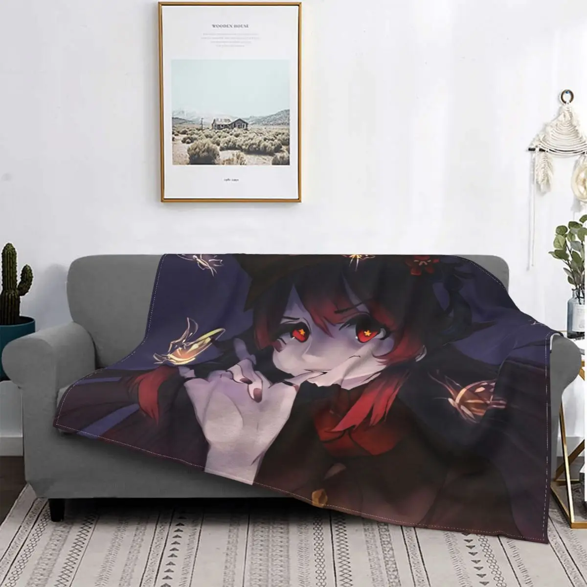 Genshin Impact Hutao Blanket Anime Cartoon Modern Stitch Cotton Breathable Coral Fleece Throw Blankets For Couch Room
Genshin Impact Hutao Blanket Anime Cartoon Modern Stitch Cotton Breathable Coral Fleece Throw Blankets For Couch Room