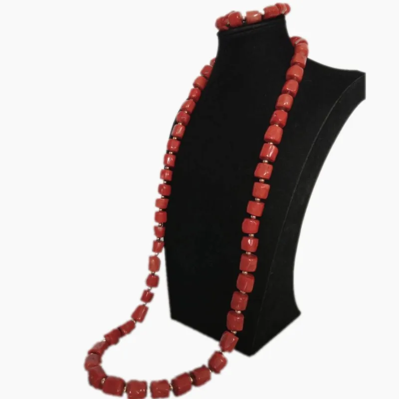 4UJewelry 13mm-14mm Men's Coral Beads Jewelry Set For African Traditional Wedding Groom Necklace Bracelet Set 2019 Fashionable Design Long
4UJewelry 13mm-14mm Men's Coral Beads Jewelry Set For African Traditional Wedding Groom Necklace Bracelet Set 2019 Fashionable Design Long