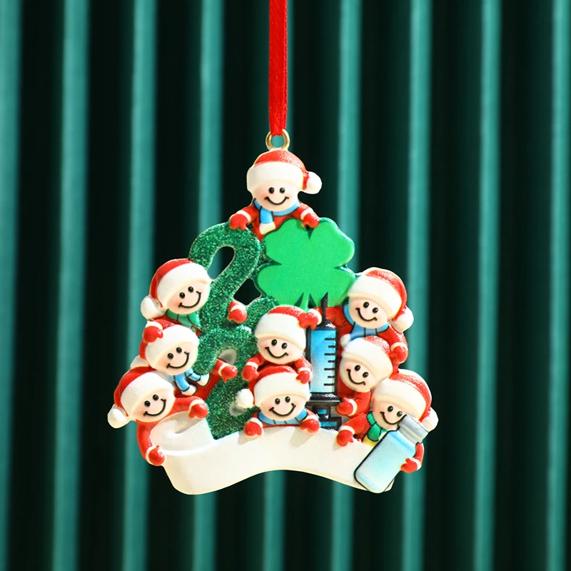 2021 Resin Family DIY Handwritten Name Mask Snowman Christmas Tree Hanging Pendant 
2021 Resin Family DIY Handwritten Name Mask Snowman Christmas Tree Hanging Pendant