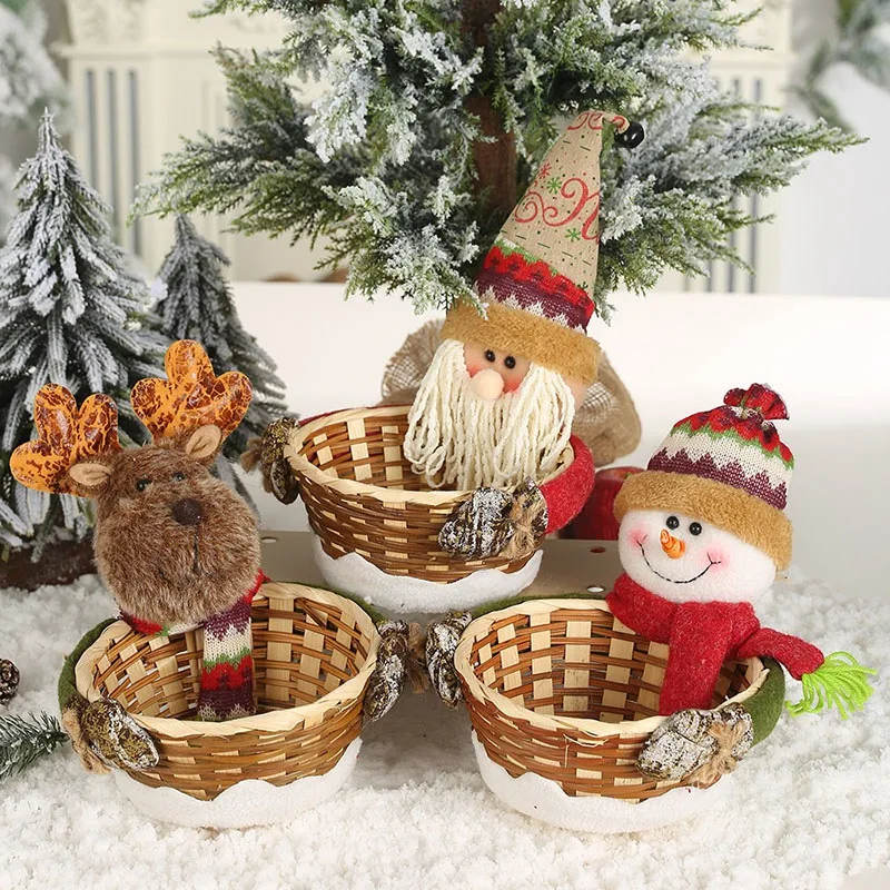 Merry Christmas Candy Storage Basket Decoration Santa Claus Storage Basket for Christmas Candy Container
Merry Christmas Candy Storage Basket Decoration Santa Claus Storage Basket for Christmas Candy Container