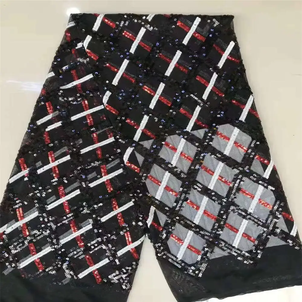 Latest African Sequence Lace Fabric 2020 High Quality Nigerian French Net With Sequins Embroidery Tulle Lace For Dress
Latest African Sequence Lace Fabric 2020 High Quality Nigerian French Net With Sequins Embroidery Tulle Lace For Dress