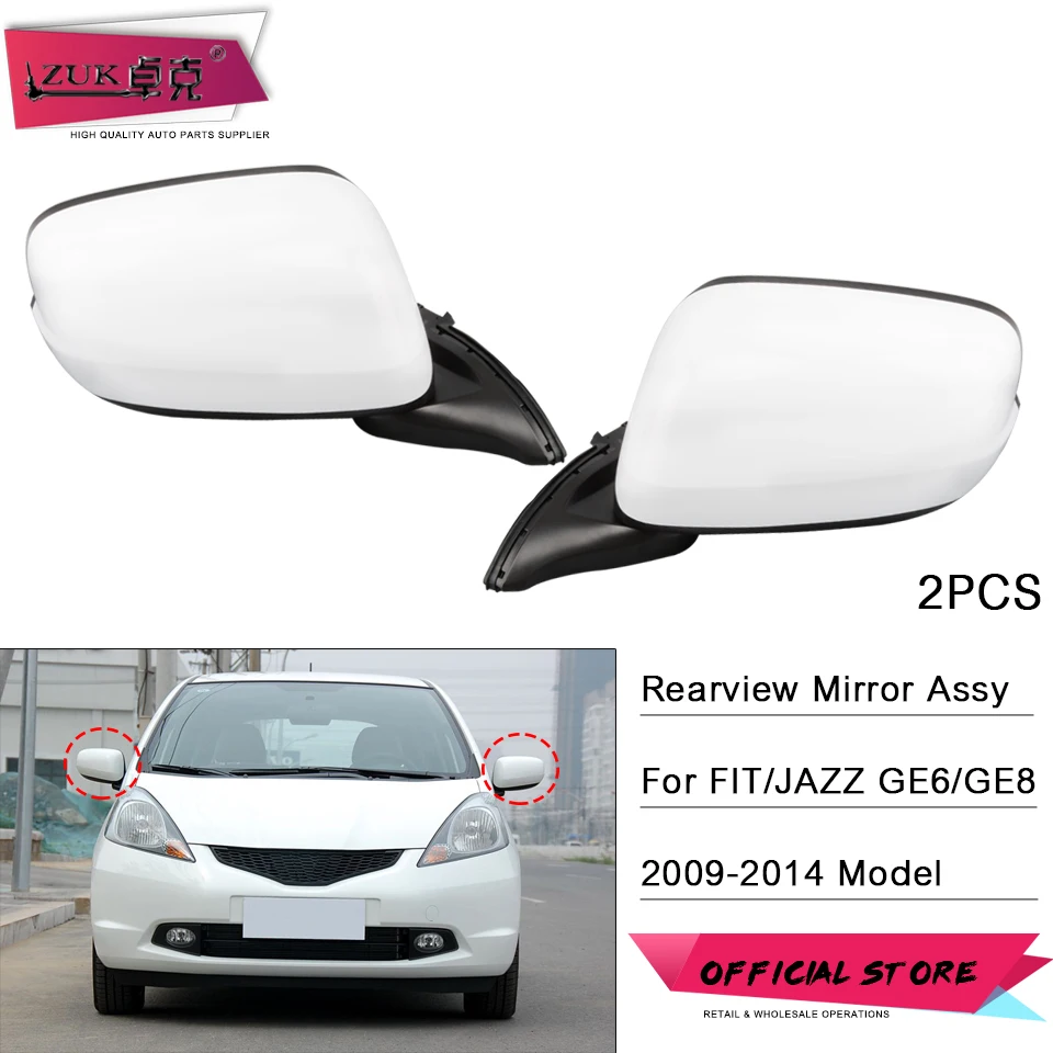 Автомобильное зеркало заднего вида для HONDA FIT JAZZ 2009 2010 2011 2012 2013 GE6 GE8 3 контакта без