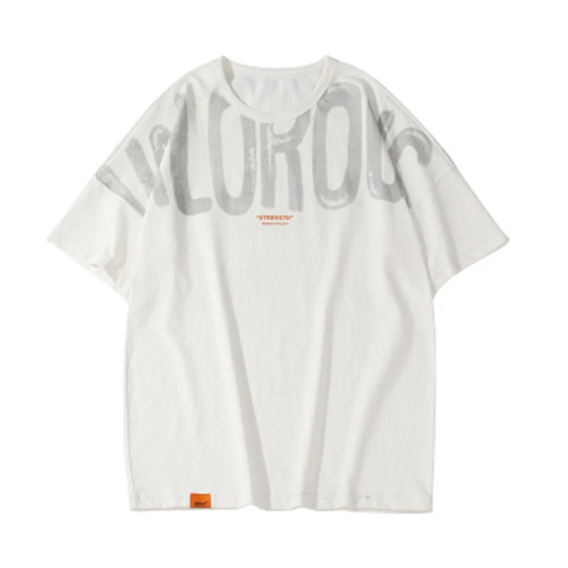 Summer New Japan Style Men's T-Shirt Fashion Letter Printing Short Bat Sleeve Loose Cotton Tees Male Harajuku Hip-Hop Streetwear
Summer New Japan Style Men's T-Shirt Fashion Letter Printing Short Bat Sleeve Loose Cotton Tees Male Harajuku Hip-Hop Streetwear