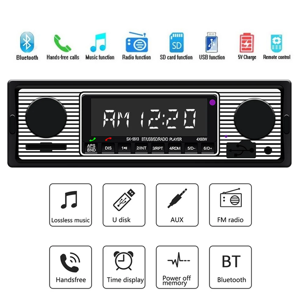 Bluetooth Car MP3 Player Auto Car Radio Wireless Multimedia Player AUX USB FM 12V Classic Stereo Car Audio Player Car Electric
Bluetooth Car MP3 Player Auto Car Radio Wireless Multimedia Player AUX USB FM 12V Classic Stereo Car Audio Player Car Electric