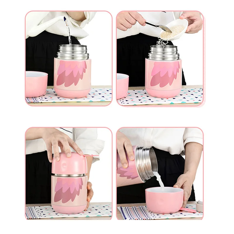 24 Hour Thermal Lunch Box Leak-Proof Insulated Food Container Stainless Steel Portable Food Thermos Jar Office School Bento Box
24 Hour Thermal Lunch Box Leak-Proof Insulated Food Container Stainless Steel Portable Food Thermos Jar Office School Bento Box