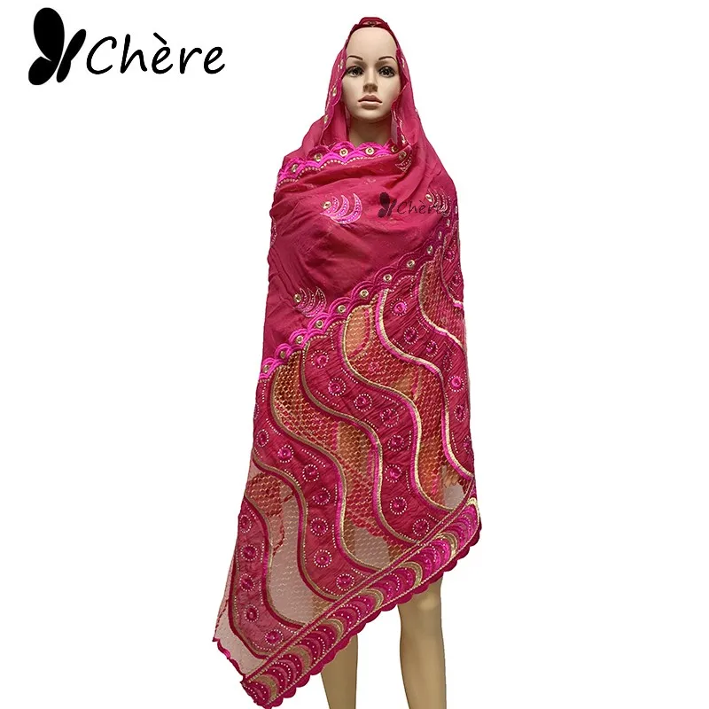 2020 New Arrival African Women Scarf 100% Cotton Splicing with net double design embroidery muslim hijab scarf BCO1 
2020 New Arrival African Women Scarf 100% Cotton Splicing with net double design embroidery muslim hijab scarf BCO1