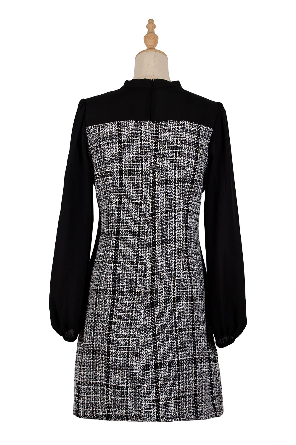 Autumn Winter Slim Plaid Patchwork Dress Women 2020 New Casual Bow Collar High Waist Full Sleeve Lady Dress
Autumn Winter Slim Plaid Patchwork Dress Women 2020 New Casual Bow Collar High Waist Full Sleeve Lady Dress