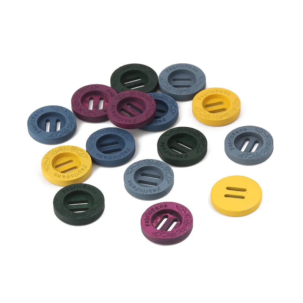 20Pcs Wood Sewing Buttons Scrapbooking Two Holes Round Purple Message " FabricFans " For Sewing Crafts DIY Clothing Accessories
20Pcs Wood Sewing Buttons Scrapbooking Two Holes Round Purple Message " FabricFans " For Sewing Crafts DIY Clothing Accessories