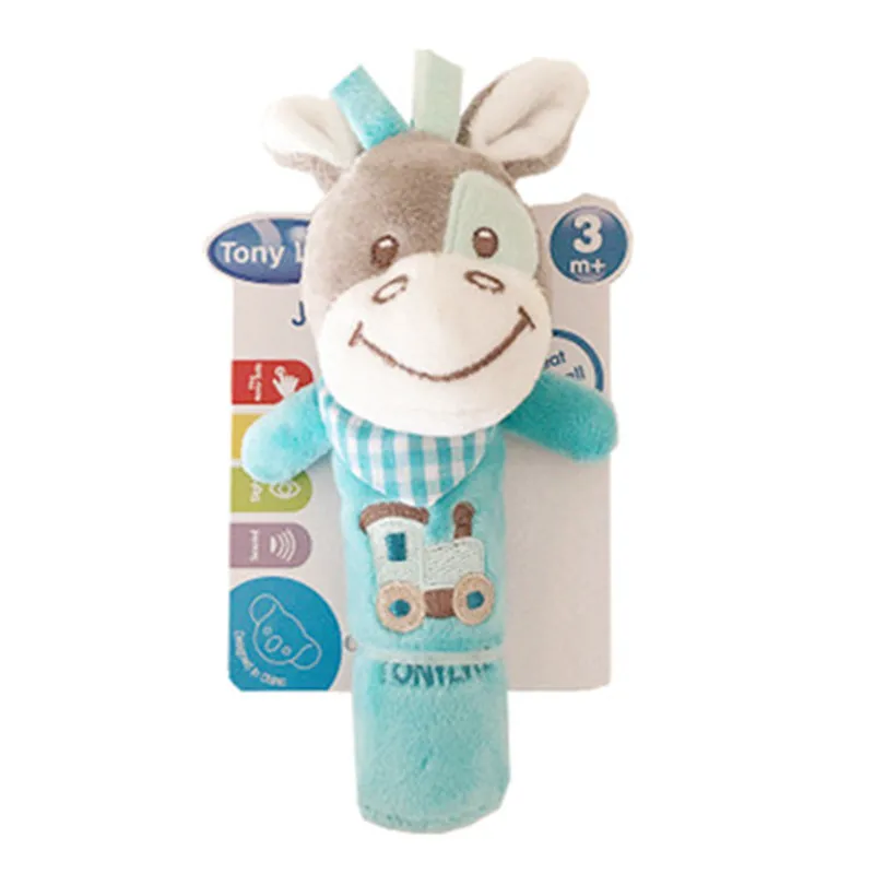 Baby Rattle Ring Bell Cartoon Animal Cute Soft Plush Animal Hand Bells Infant Early Educational Doll Toy Puppet
Baby Rattle Ring Bell Cartoon Animal Cute Soft Plush Animal Hand Bells Infant Early Educational Doll Toy Puppet