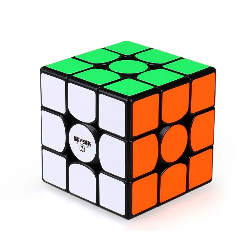 

QIYI Mofangge WUWEI M 3x3 Magnetic Cube Professional Speed Puzzle Magic Magnets Cubes WU WEI 3X3X3 M Stickerless Cubo Magico