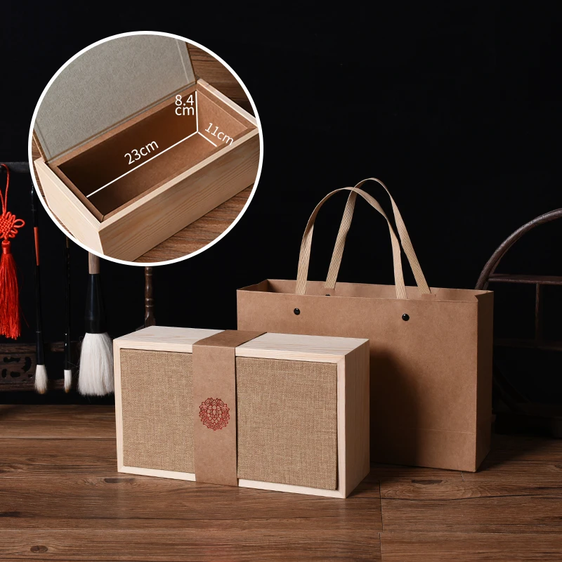 1pc Clamshell Gift Box Retro Linen Wooden Box Long Honey Packaging Box Gift Box Simple Wooden Empty Box Customization
1pc Clamshell Gift Box Retro Linen Wooden Box Long Honey Packaging Box Gift Box Simple Wooden Empty Box Customization