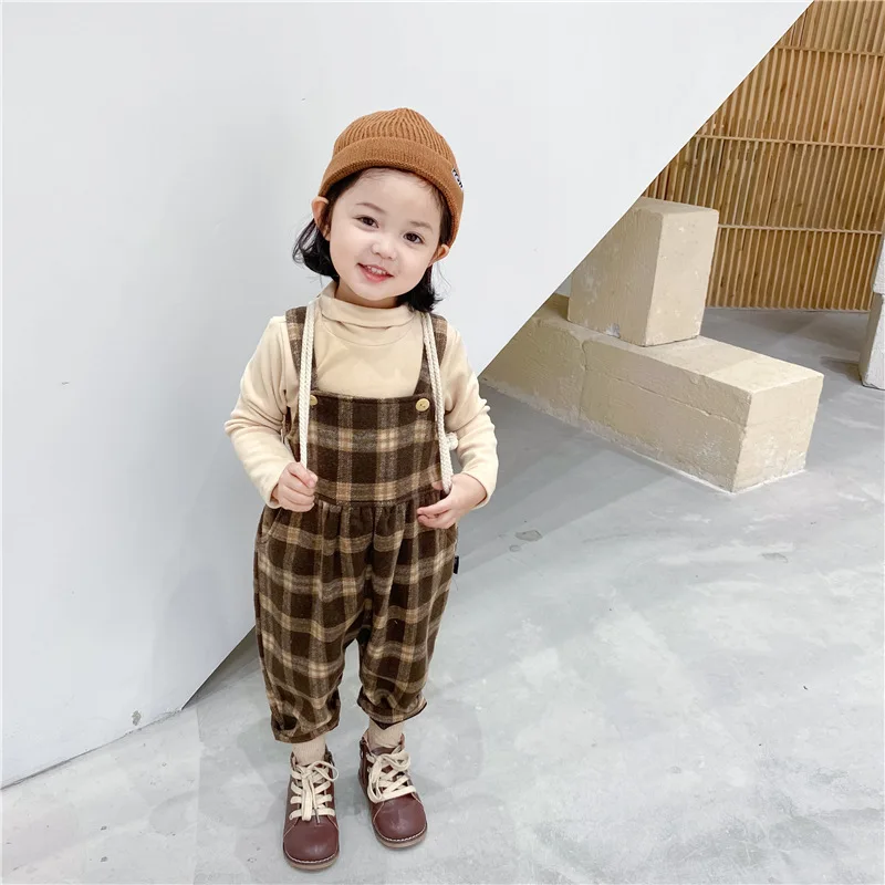 2021 Autumn Winter New Kids Overalls Koeran Plaid Thick Casual Jumpsuits for Baby Girls Boys Children's Fashion One-piece Pants
2021 Autumn Winter New Kids Overalls Koeran Plaid Thick Casual Jumpsuits for Baby Girls Boys Children's Fashion One-piece Pants