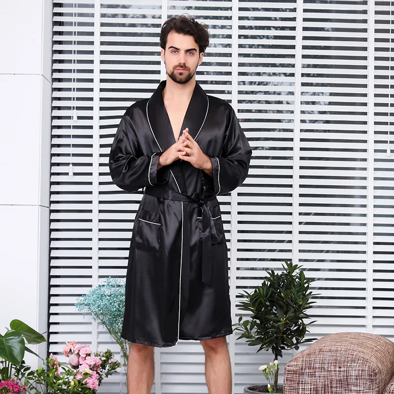 Oversize 5XL Faux Silk Rayon Blue Robe Cardigan Kimono Yukata Casual Wedding Best Man Sleepwear Bathrobe
Oversize 5XL Faux Silk Rayon Blue Robe Cardigan Kimono Yukata Casual Wedding Best Man Sleepwear Bathrobe