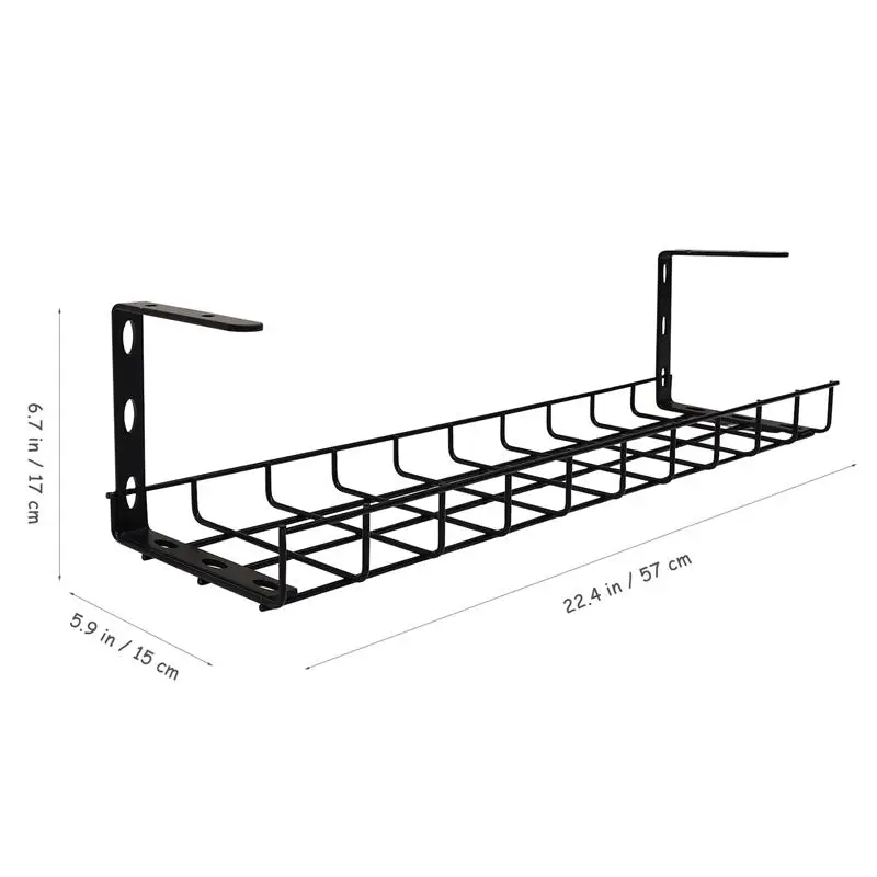 Under Desk Cable Management Tray Home Office Storage Rack Iron Cable Organizer Cable Storage Rack Storage Supplies
Under Desk Cable Management Tray Home Office Storage Rack Iron Cable Organizer Cable Storage Rack Storage Supplies