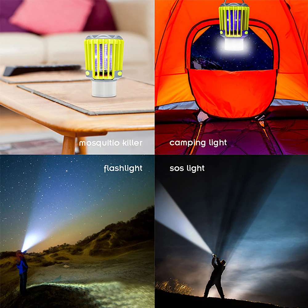 3-in-1 Eletric Camping Light Multifunctional Eletric Lamp IP67 Waterproof Camping Lantern USB Rechargeable Zapper Light
3-in-1 Eletric Camping Light Multifunctional Eletric Lamp IP67 Waterproof Camping Lantern USB Rechargeable Zapper Light