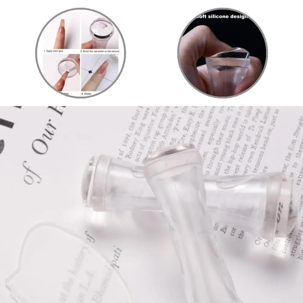 DIY Transparent Transparent Seal Stamp Nail Stamping Tools for Female
DIY Transparent Transparent Seal Stamp Nail Stamping Tools for Female