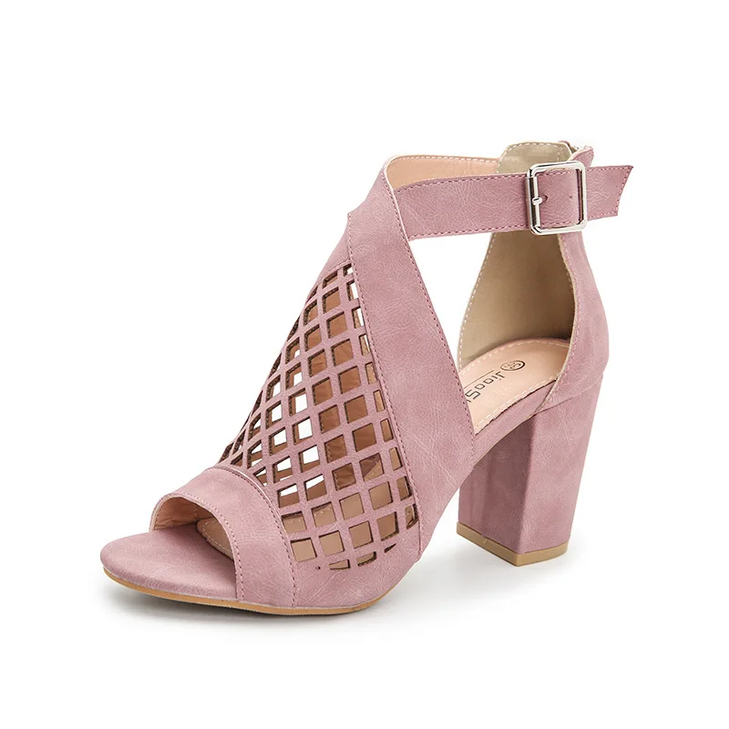 Fashion Women's Sandals 2021 Fish Mouth Summer Shoes For Women Hollow Out Female Sandalias Buckle Strap Women Sandals High Heels
Fashion Women's Sandals 2021 Fish Mouth Summer Shoes For Women Hollow Out Female Sandalias Buckle Strap Women Sandals High Heels
