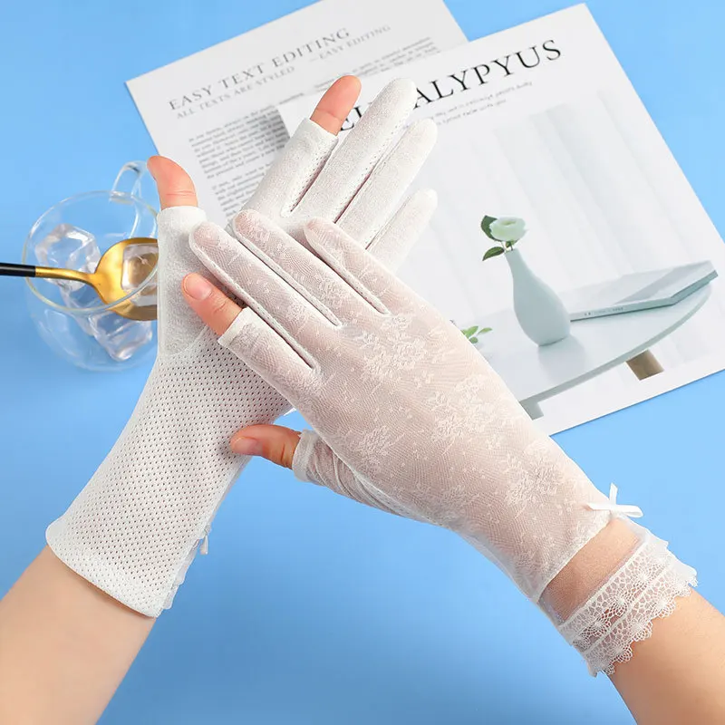 Women's Sunscreen Gloves Women's Summer Fishing Gloves Women's Lace Thin Gloves Medium And Long Touch Screen Gloves
Women's Sunscreen Gloves Women's Summer Fishing Gloves Women's Lace Thin Gloves Medium And Long Touch Screen Gloves