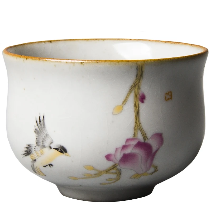 

Jingdezhen ceramic sample tea cup antique teacup cracked your kiln of individual cup mug cup kung fu master cup