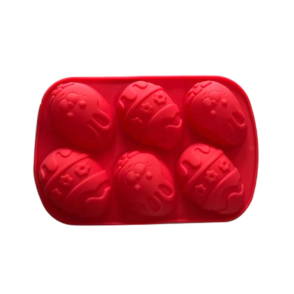 6-Cavity Easter Egg Shaped Silicone Mold Bunny Baking Molds for Chocolate Candy Gummy Ice Cube Jelly Cake
6-Cavity Easter Egg Shaped Silicone Mold Bunny Baking Molds for Chocolate Candy Gummy Ice Cube Jelly Cake