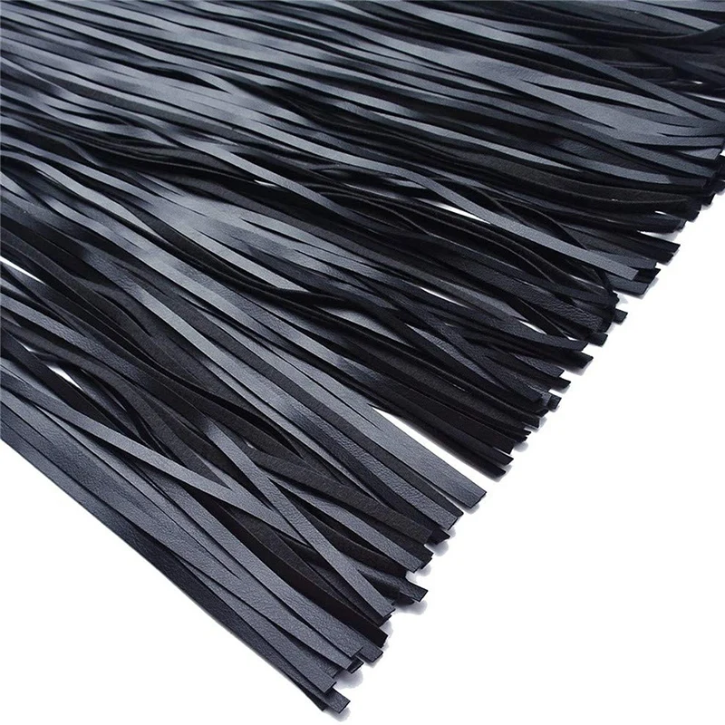 Women's Tassels Leather Skirt Summer Fashion Adjusted PU Long Fringe Dress Belts Black
Women's Tassels Leather Skirt Summer Fashion Adjusted PU Long Fringe Dress Belts Black