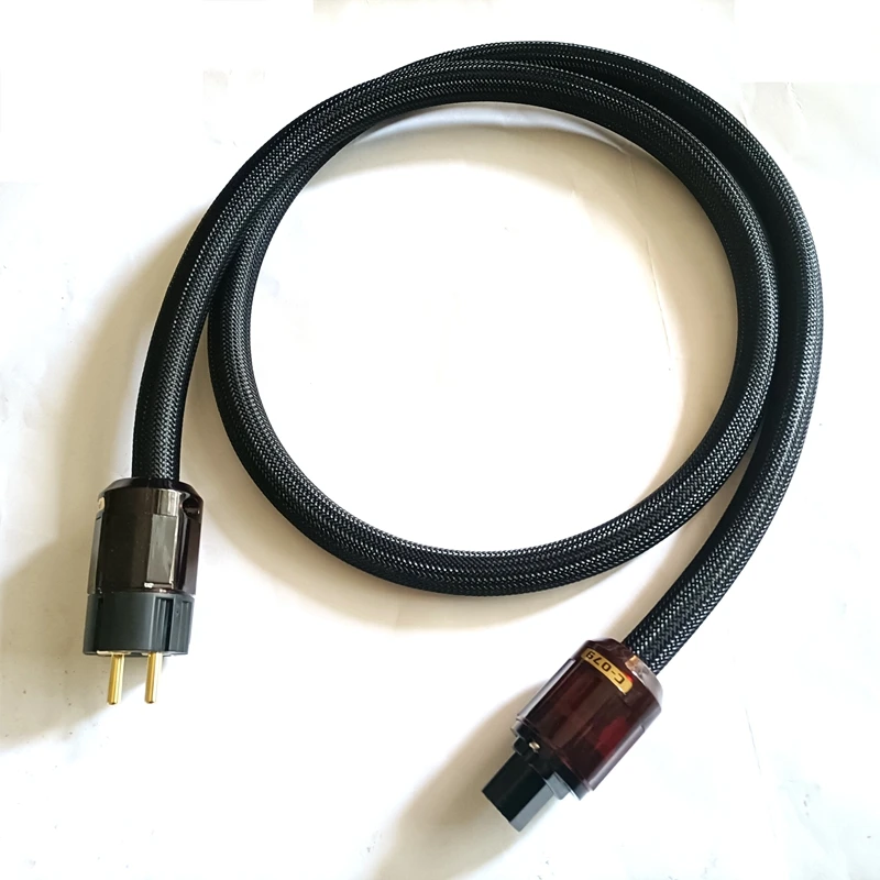 Audio Hi-End Hifi amplifier OFC Pure Copper Schuko Euro EU+IEC AC Female Male Gold Plated Power Plug Power Cable Cord Wire
Audio Hi-End Hifi amplifier OFC Pure Copper Schuko Euro EU+IEC AC Female Male Gold Plated Power Plug Power Cable Cord Wire