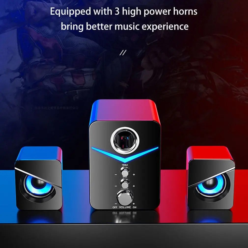 Home Theater System PC Bass USB Subwoofer Bluetooth Speaker Computer Speaker Music Desktop Laptop TV LED Light Speakers Wireless
Home Theater System PC Bass USB Subwoofer Bluetooth Speaker Computer Speaker Music Desktop Laptop TV LED Light Speakers Wireless