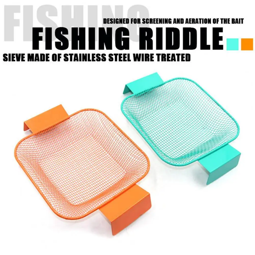 Environmentally Friendly Fashion Fishing Bait Sieve Tool Solid Color Bait Sieve Lightweight for Carp 
Environmentally Friendly Fashion Fishing Bait Sieve Tool Solid Color Bait Sieve Lightweight for Carp